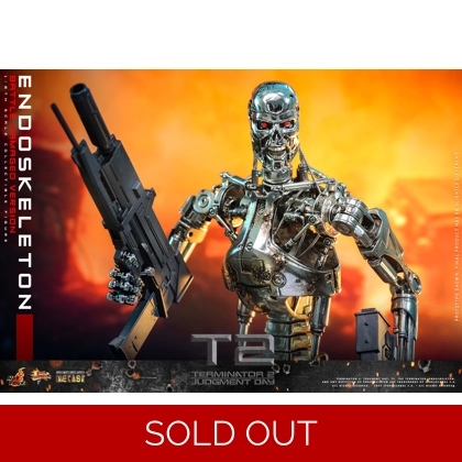 Hot Toys – Terminator 2: Judgment Day - 1/6th scale Endoskeleton (Battle Damaged Version)